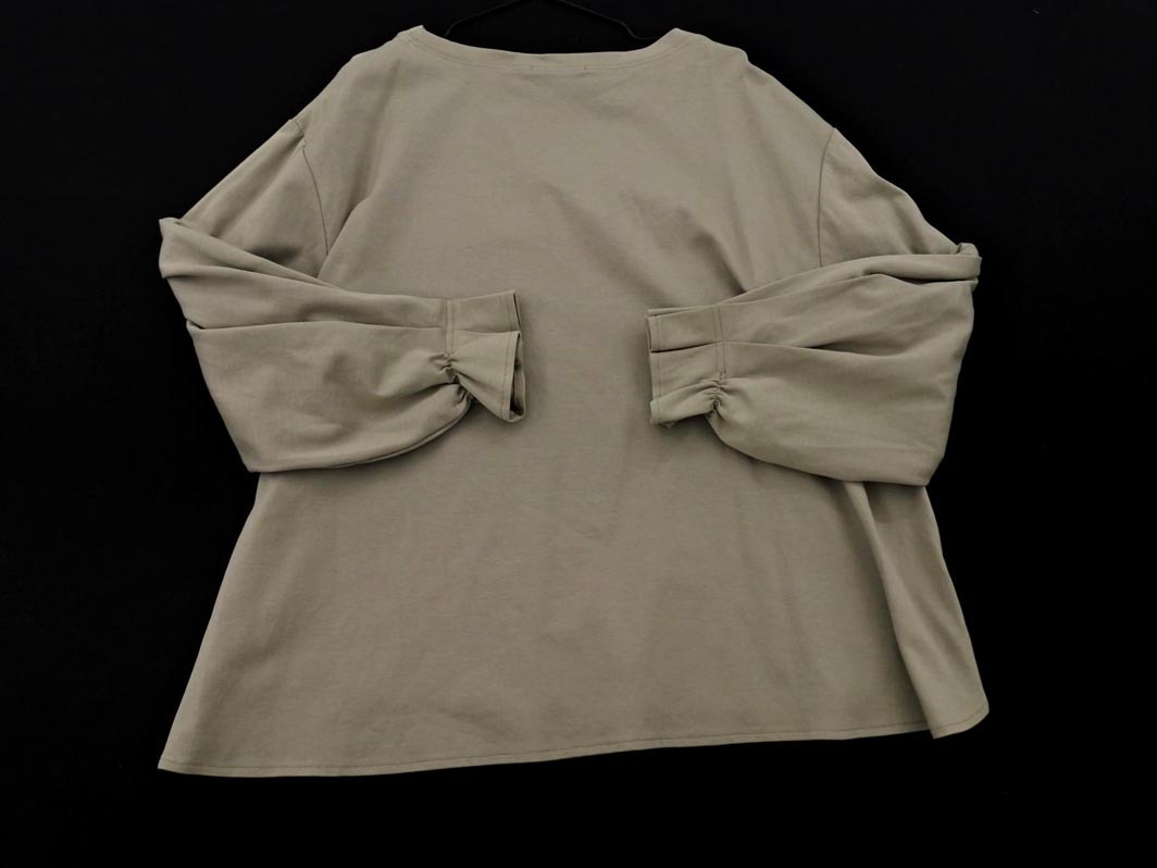 CLASSICAL ELF クラシカルエルフ ワイド幅 カットソー sizeM/グレージュ ◇■ ☆ ela9 レディース