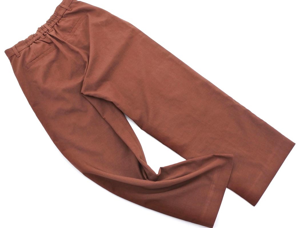 LOWRYS FARM ローリーズファーム タック テーパード パンツ sizeM/茶 ■◇ ☆ elb0 レディース