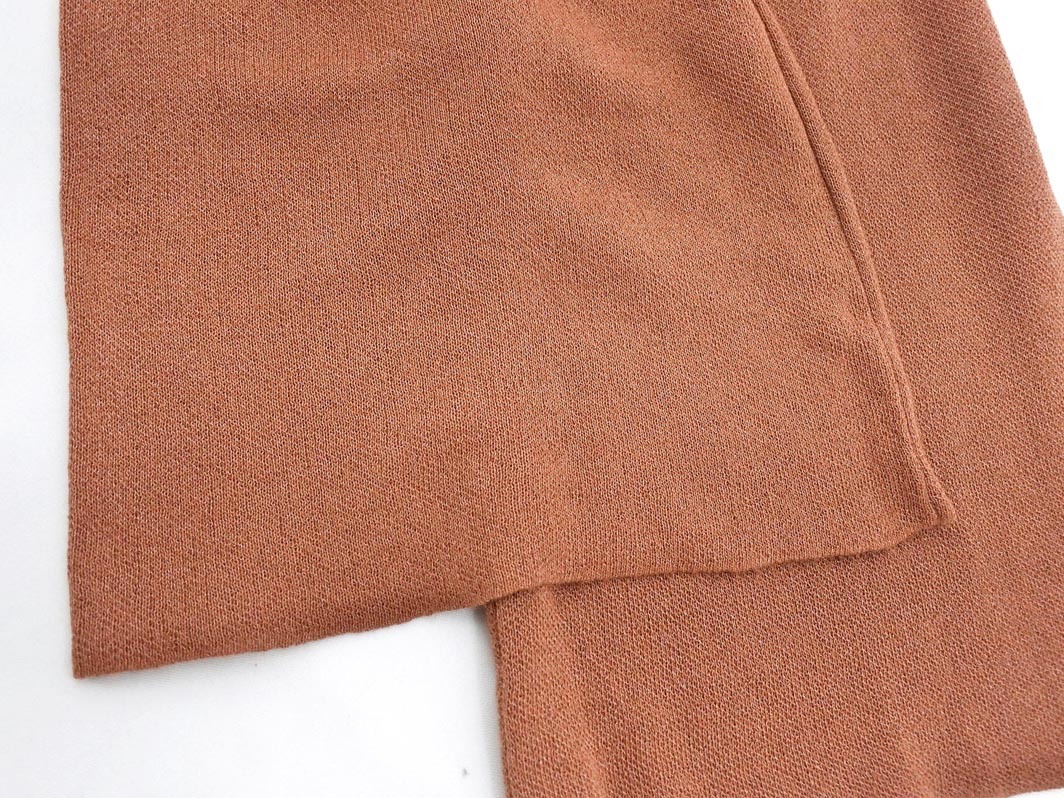 MURUA ムルーア ニット ワイド パンツ sizeF/茶 ■◇ ☆ elb1 レディース