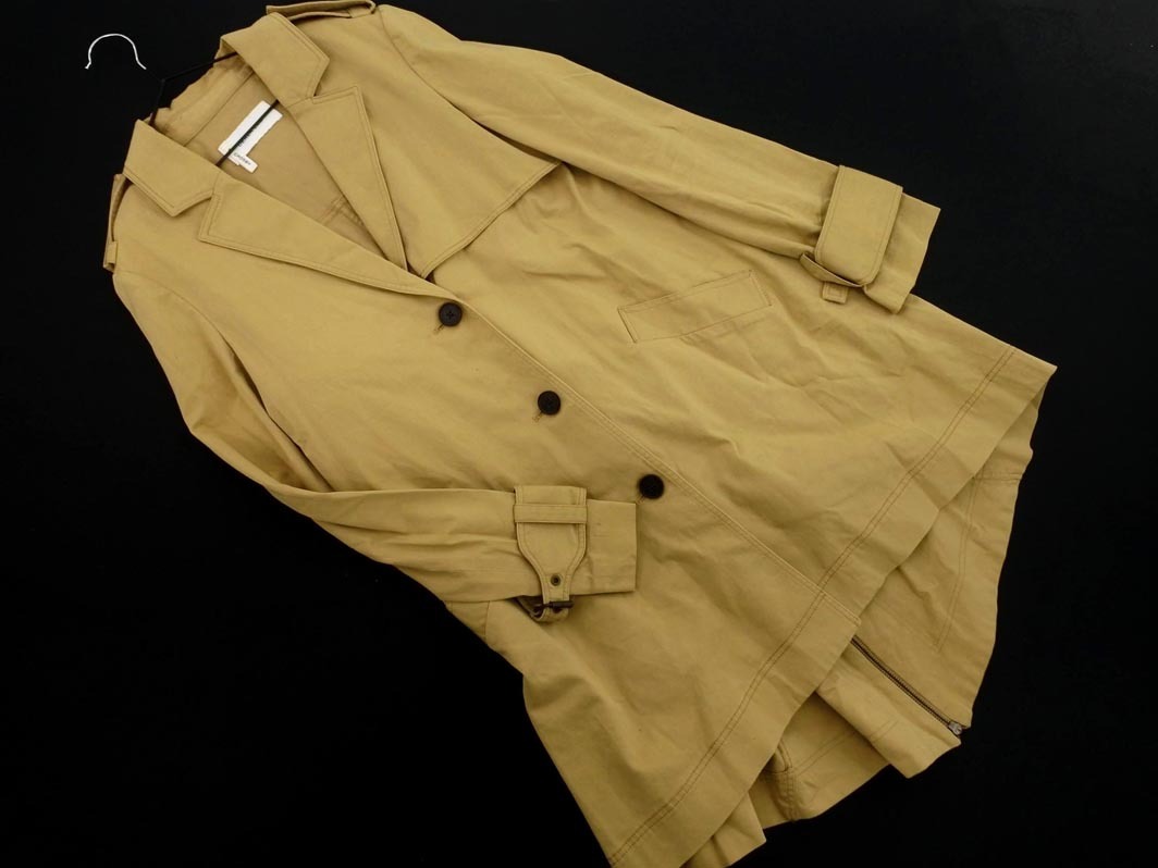 DEREK LAM デレクラム シングル トレンチ コート size4/ベージュ ◇■ ☆ elb3 レディース
