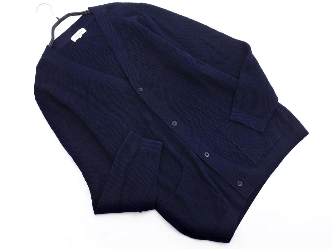 GLOBAL WORK グローバルワーク ニット カーディガン sizeM/紺 ◇■ ☆ elb3 メンズ
