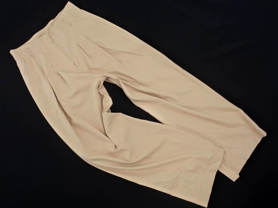 NATURAL BEAUTY BASIC ナチュラルビューティーベーシック ワイド パンツ sizeM/ベージュ ■◇ ☆ elb3 レディース