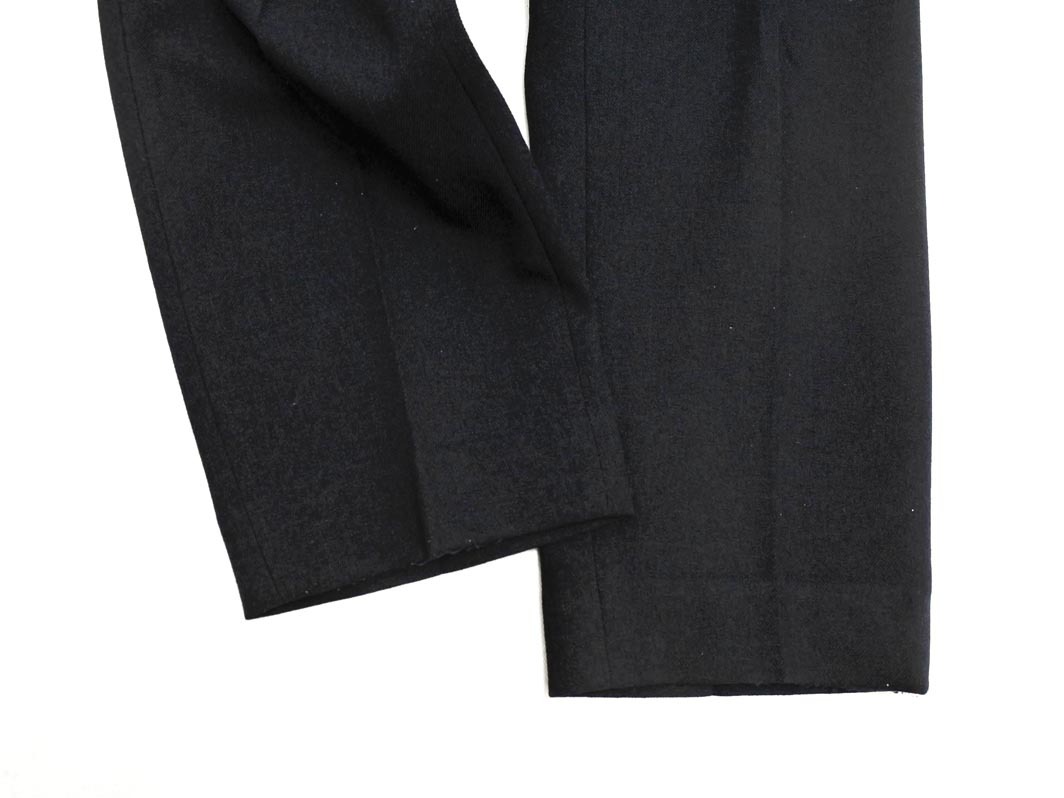 NATURAL BEAUTY BASIC ナチュラルビューティーベーシック クロップド パンツ size縦XS 橫S+/濃紺 ■◇ ☆ elb7 レディース