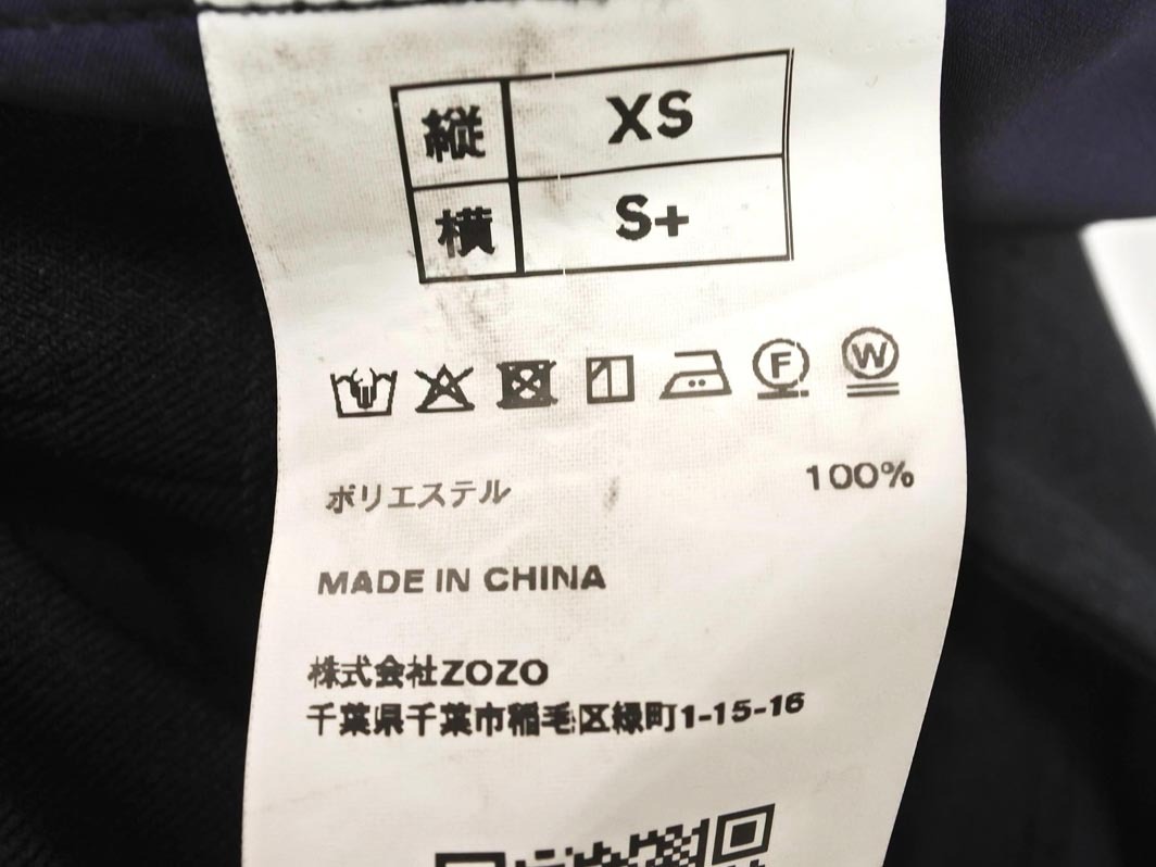 NATURAL BEAUTY BASIC ナチュラルビューティーベーシック クロップド パンツ size縦XS 橫S+/濃紺 ■◇ ☆ elb7 レディース