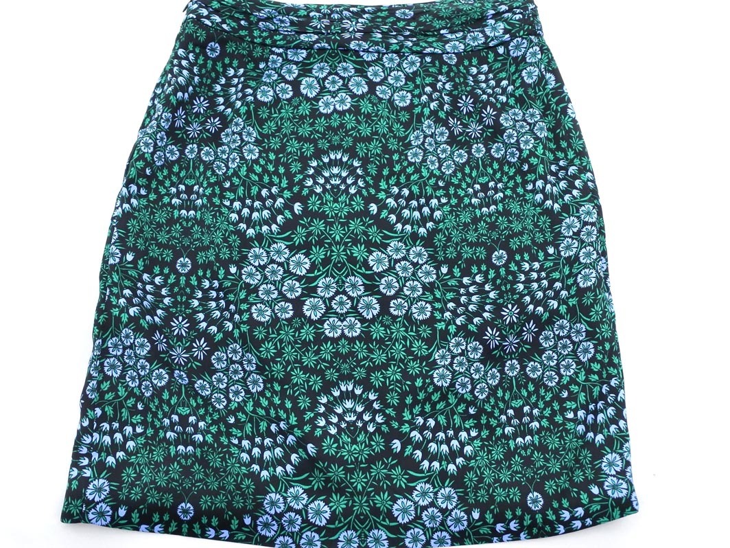 ネコポスOK BANANA REPUBLIC バナナリパブリック 花柄 ラップ調(diào) スカート size0/黒 ■◇ ☆ elb8 レディース