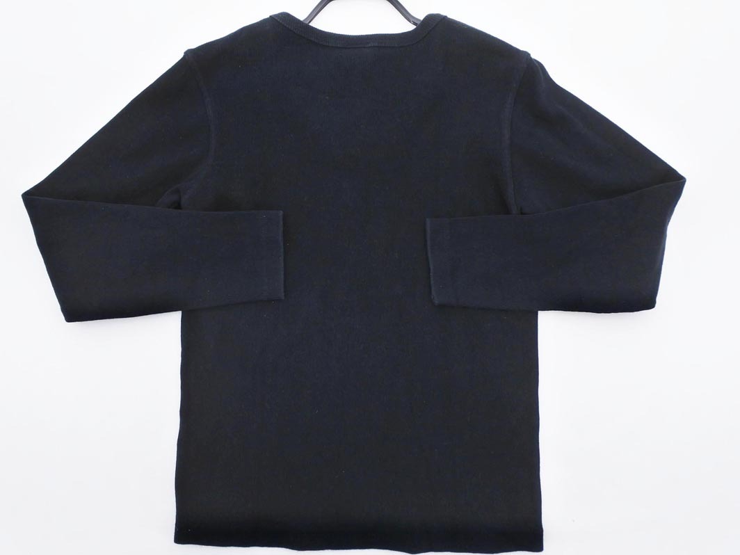 EDWIN エドウィン Vネック リブ カットソー sizeS/黒 ■◇ ☆ elb8 メンズ
