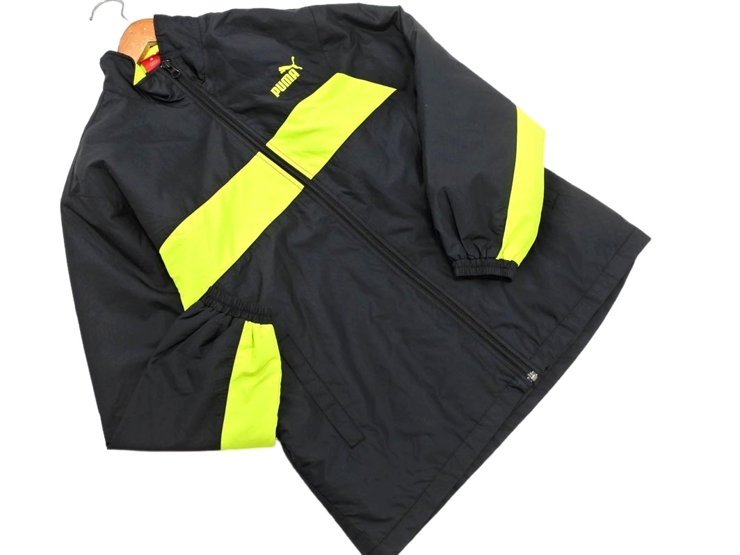 PUMA プーマ キッズ ウィンドブレーカー ジャケット size150cm/濃紺 ◆■ ☆ elb8 子供服