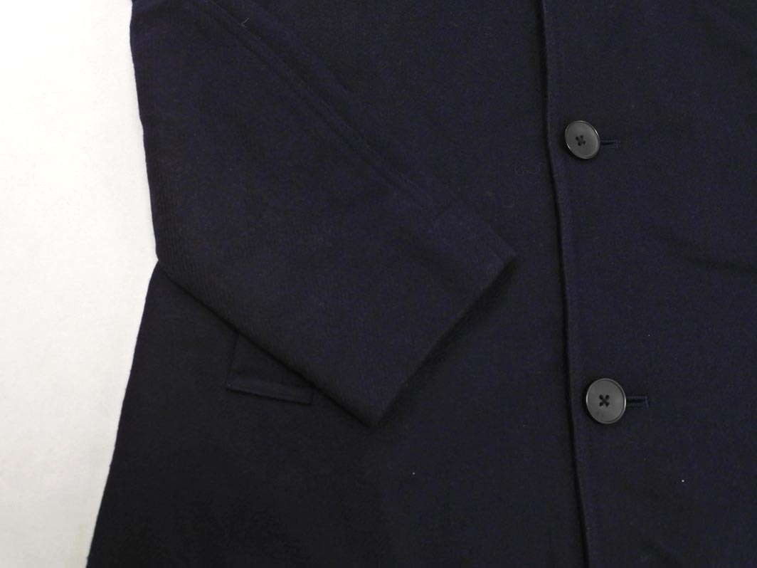 JOURNAL STANDARD relume ジャーナルスタンダードレリューム ウール混 ステンカラー コート sizeS/紺 ◇■ ☆ elc0 メンズ