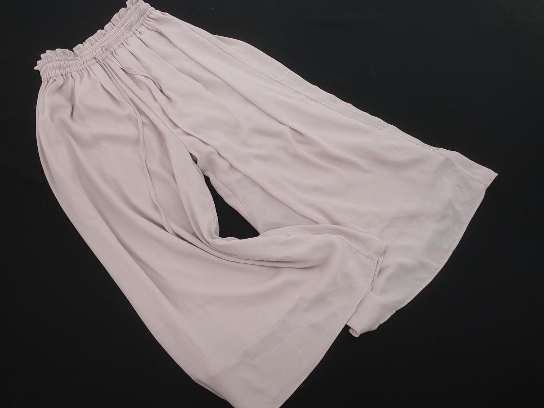 INGNI イング シフォン ワイド パンツ sizeM/ライトグレー ■◇ ☆ elc0 レディース