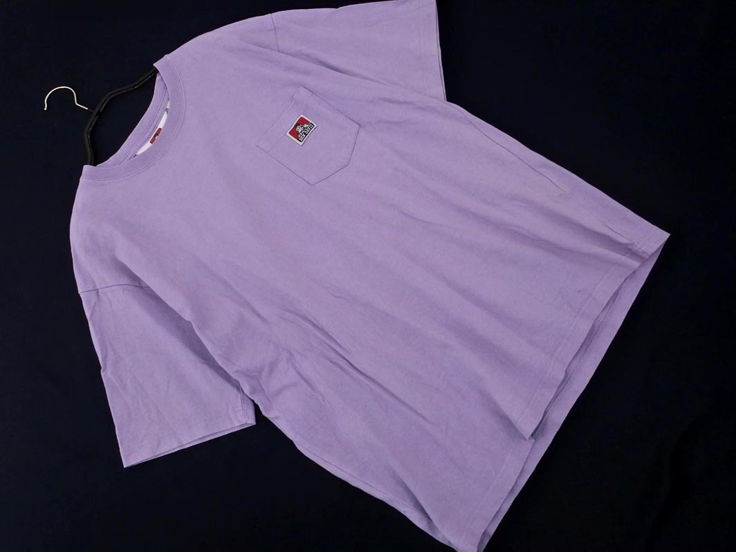 BEN DAVIS ベンデイビス Tシャツ sizeXL/ラベンダー ■◆ ☆ elc3 メンズ