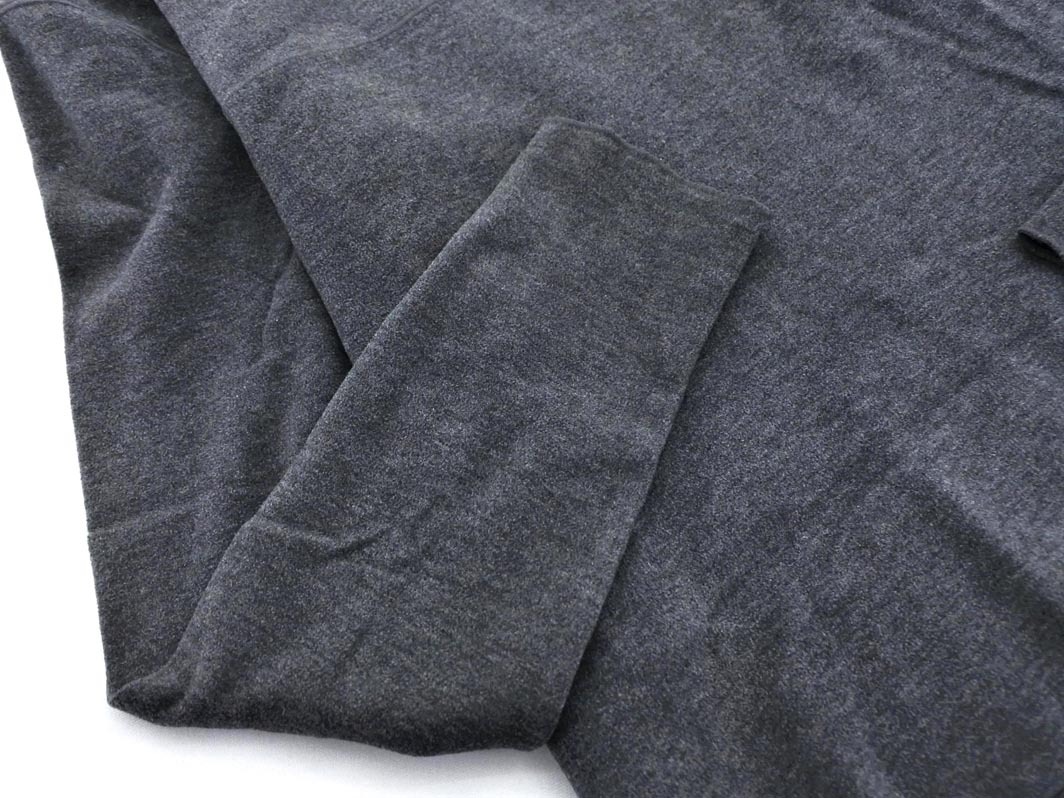 COMME JEANS コムジーンズ ハーフジップ カットソー グレー ◇■ ☆ elc4 レディース