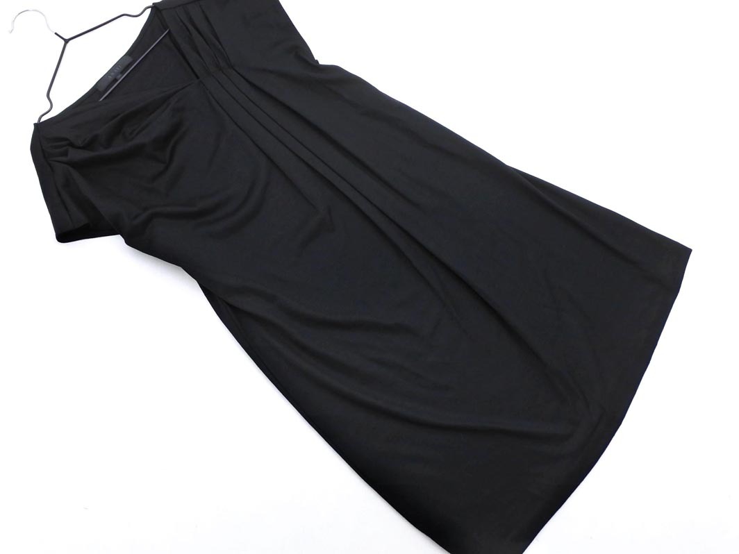 ネコポスOK ANAYI アナイ タック ワンピース size36/黒 ■◆ ☆ elc5 レディース