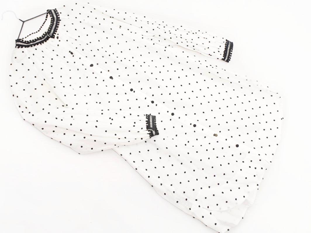 TSUMORI CHISATO ツモリチサト ドット レース シャツ ワンピース size2/白 ■◇ ☆ elc5 レディース