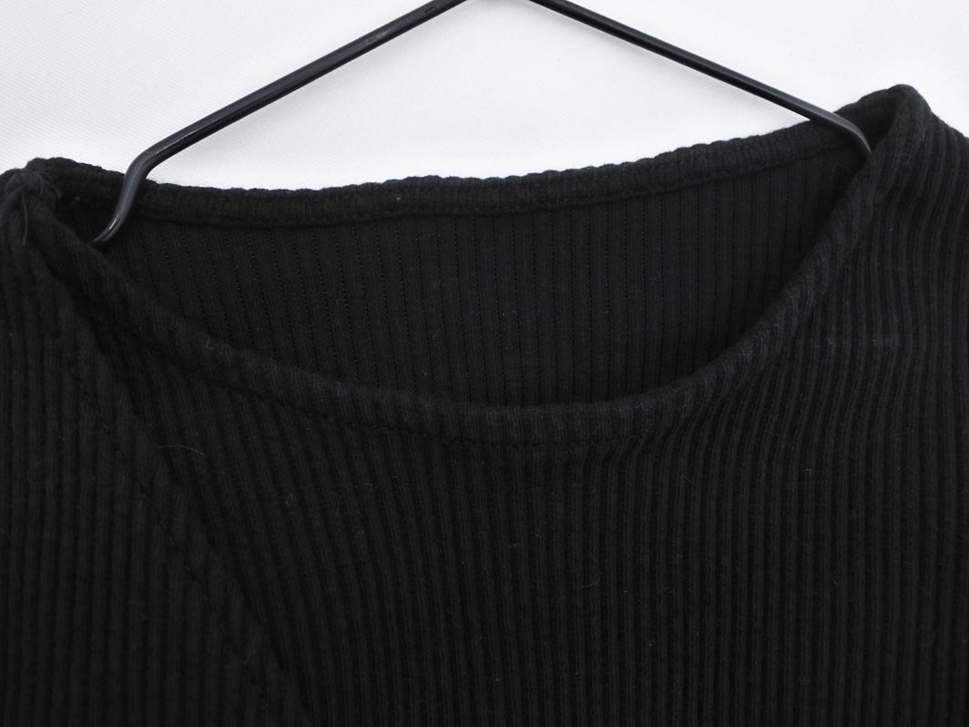 AZUL BY MOUSSY アズールバイマウジー フェイクレイヤード カットソー sizeS/黒 ◇■ ☆ elc7 レディース
