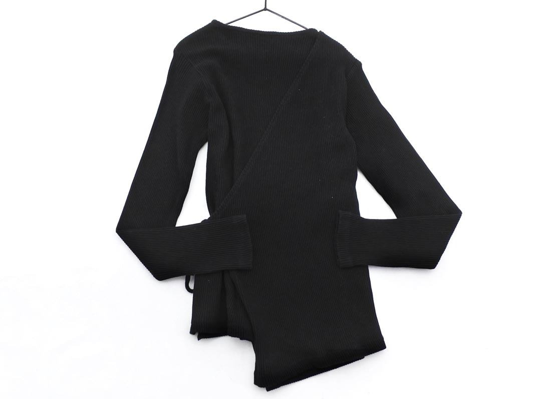 AZUL BY MOUSSY アズールバイマウジー フェイクレイヤード カットソー sizeS/黒 ◇■ ☆ elc7 レディース