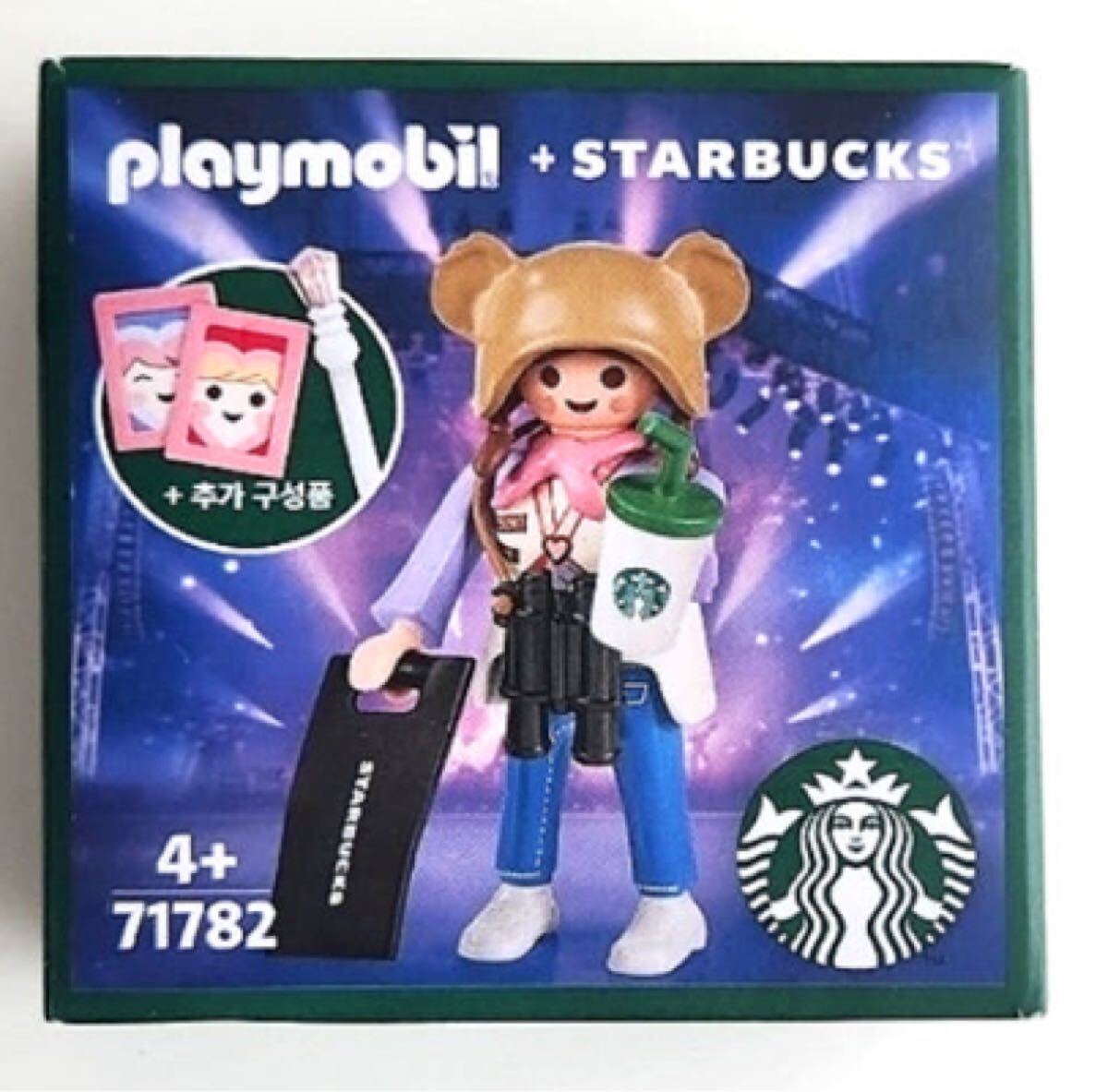 韓国☆スタバ海外プレイモービル限定playmobil コラボ 2点セット 韓国☆スタバ海外プレイモービル限定playmobil コラボ 2点セット