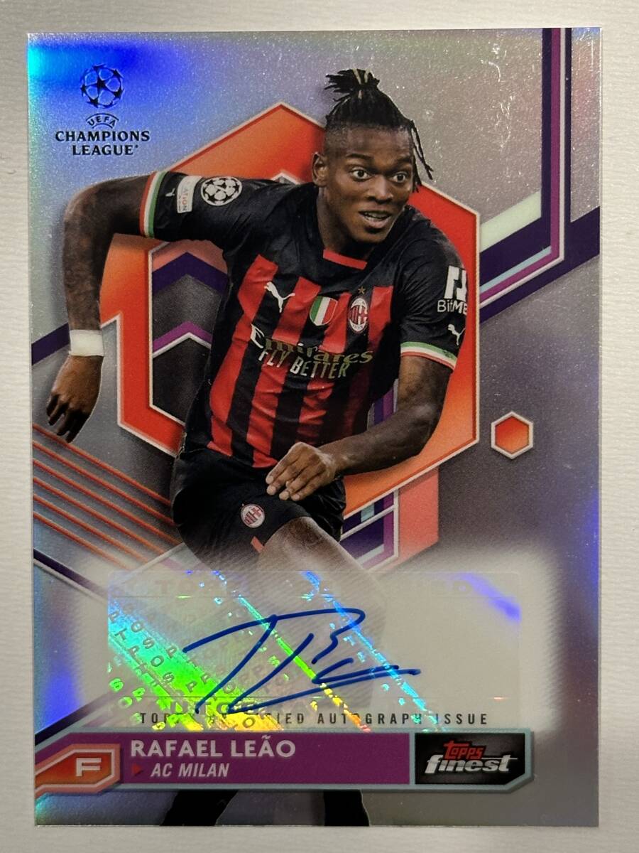 Rafael Leao 2023 Topps Finest UEFA Auto ラファエル・レオン Rafael Leao 2023 Topps Finest UEFA Auto ラファエル・レオン