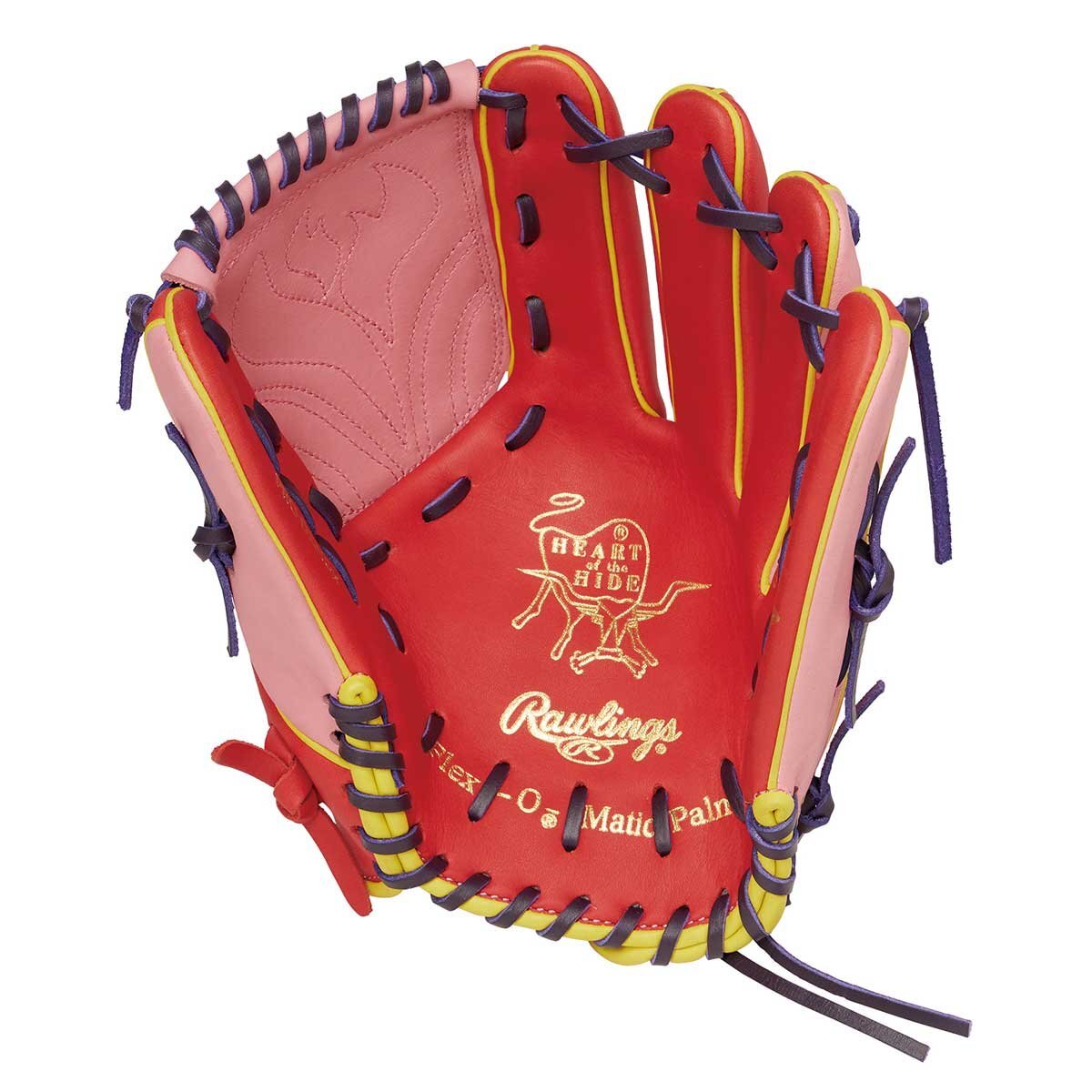 1619604-Rawlings/ softball glove HOH DP COLORS. hand pitcher glove /LH