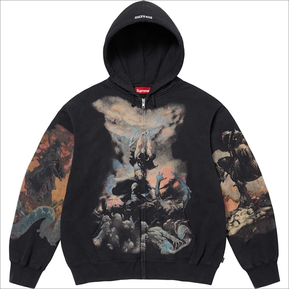 新品未開封品 SUPREME Frazetta Zip Up Hooded Sweatshirt 24FW 新品未開封品 SUPREME Frazetta Zip Up Hooded Sweatshirt 24FW