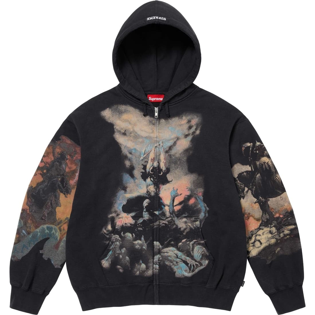 新品未開封品 SUPREME Frank Frazetta Zip Up Hooded Sweatshirt 新品未開封品 SUPREME Frank Frazetta Zip Up Hooded Sweatshirt