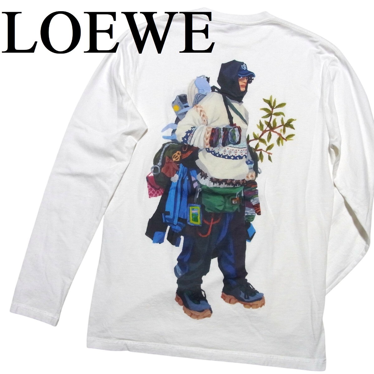21AW LOEWE ロエベ ELN エルン Eye LOEWE Nature バックプリント 21AW LOEWE ロエベ ELN エルン Eye LOEWE Nature バックプリント