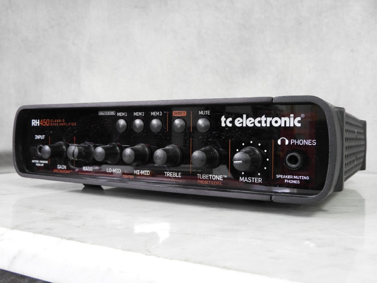 tc electronic RH450 ベース　アンプヘッド　美品　アンプ Yahoo!オークション - tc electronic RH450 ベースアンプヘッド 中古