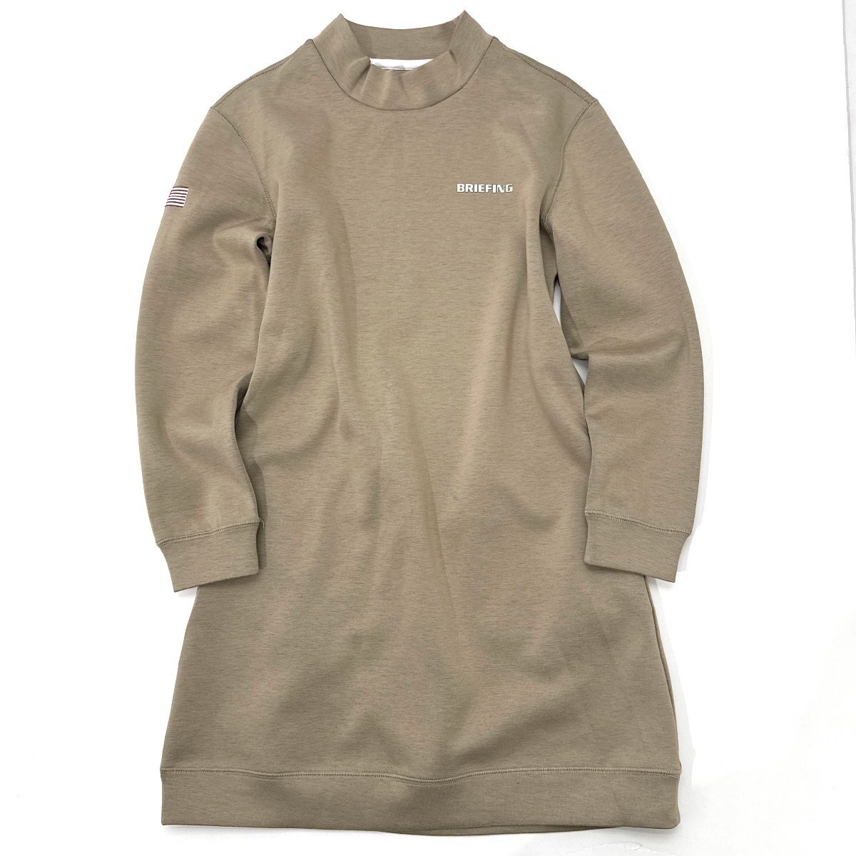 23AW BRIEFING GOLF WS WARM 3D LOGO MOCK NECK ONE PIECE 定価36,300円 sizeS ブリーフィング ゴルフ レディース 3Dロゴ ワンピース