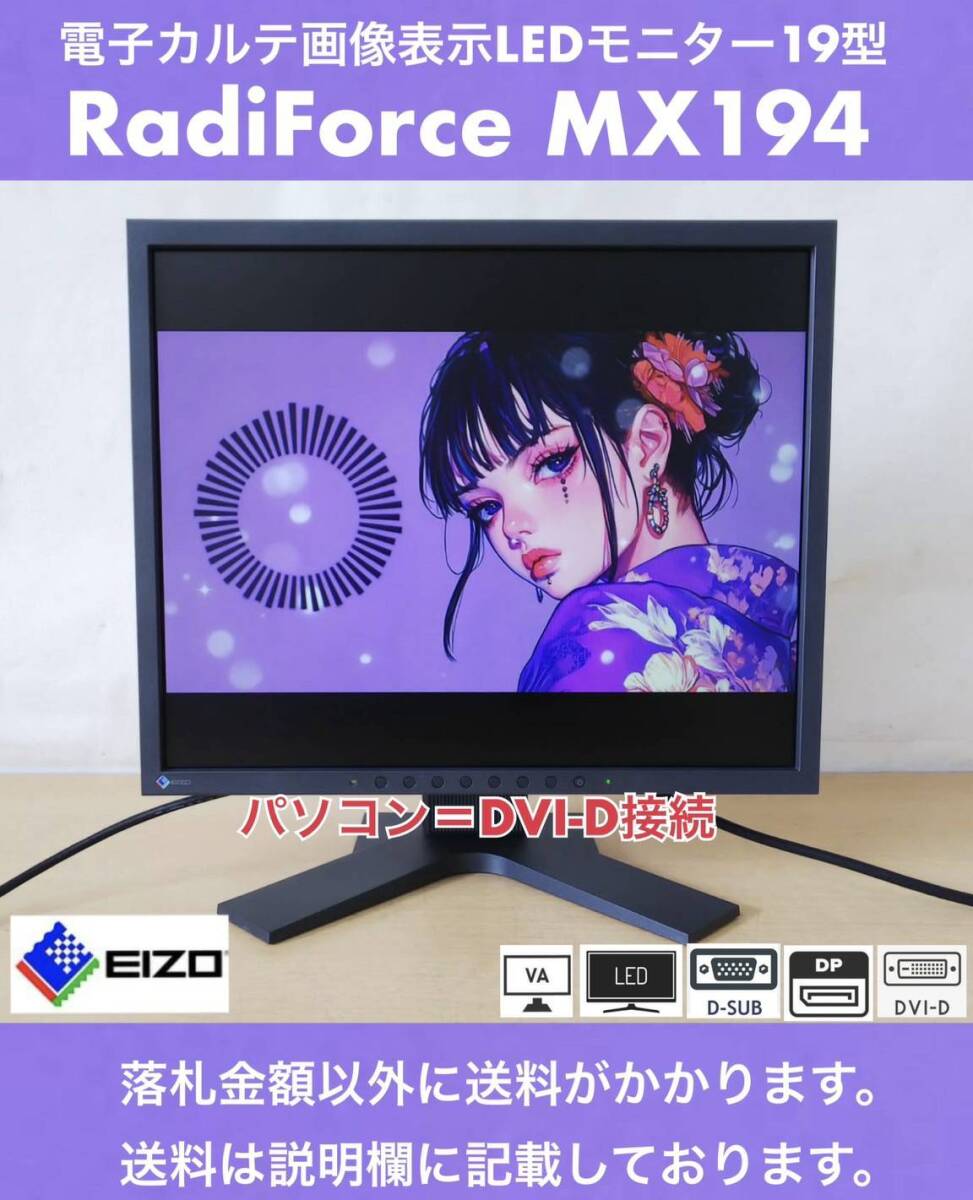 Yahoo!オークション - 美品 EIZO RadiForce 19型LED液晶モニター Yahoo!オークション - 美品 EIZO RadiForce 19型LED液晶モニター