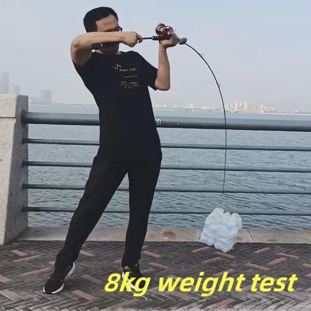 スピニングボートロッド スロージギング キャスティング 海 海釣 頑丈 カーボンファイバーアクセサリー 1.83 m 1.95m 6'5 &#34;。 UND233