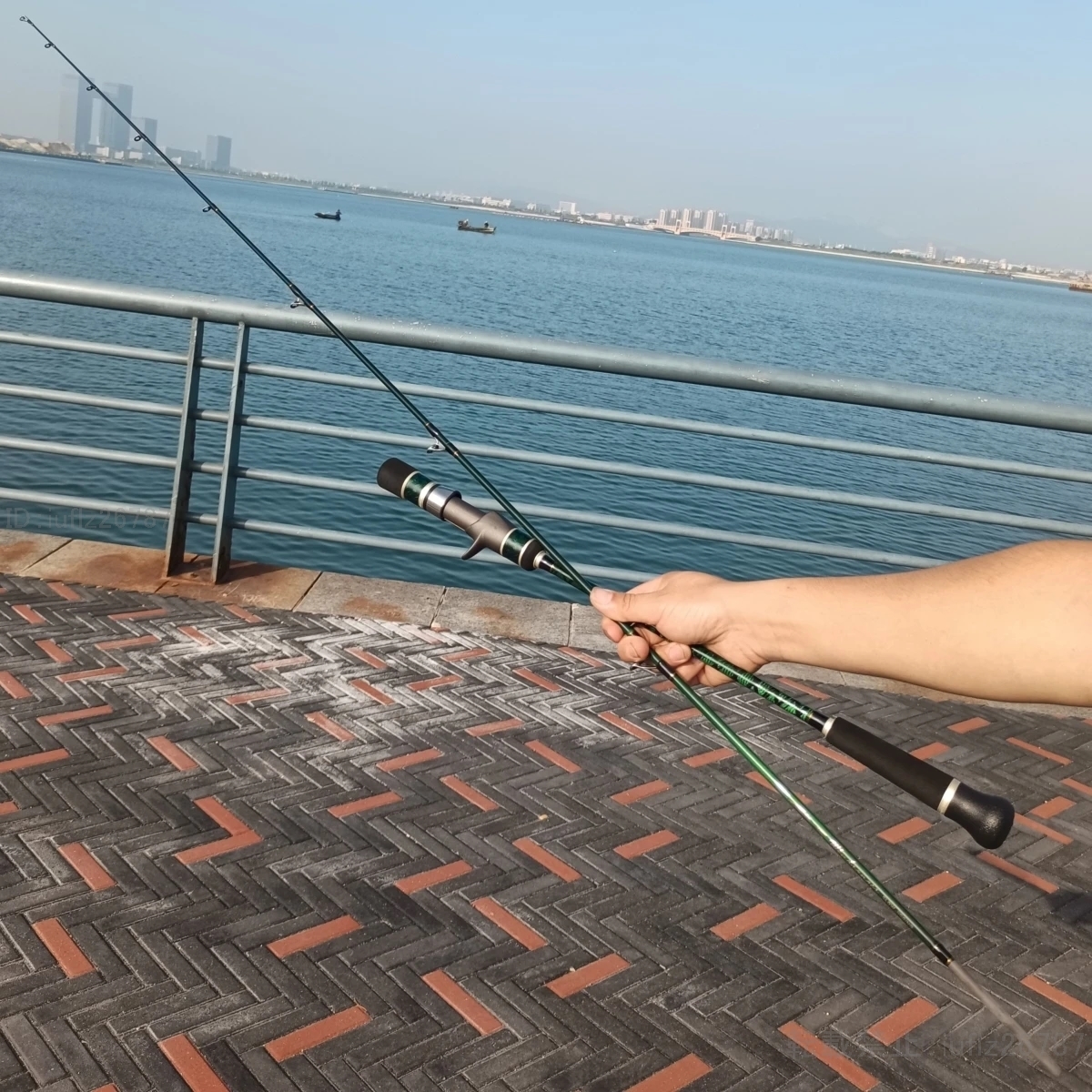 スピニングボートロッド スロージギング キャスティング 海 海釣 頑丈 カーボンファイバーアクセサリー 1.83 m 1.95m 6'5 &#34;。 UND233