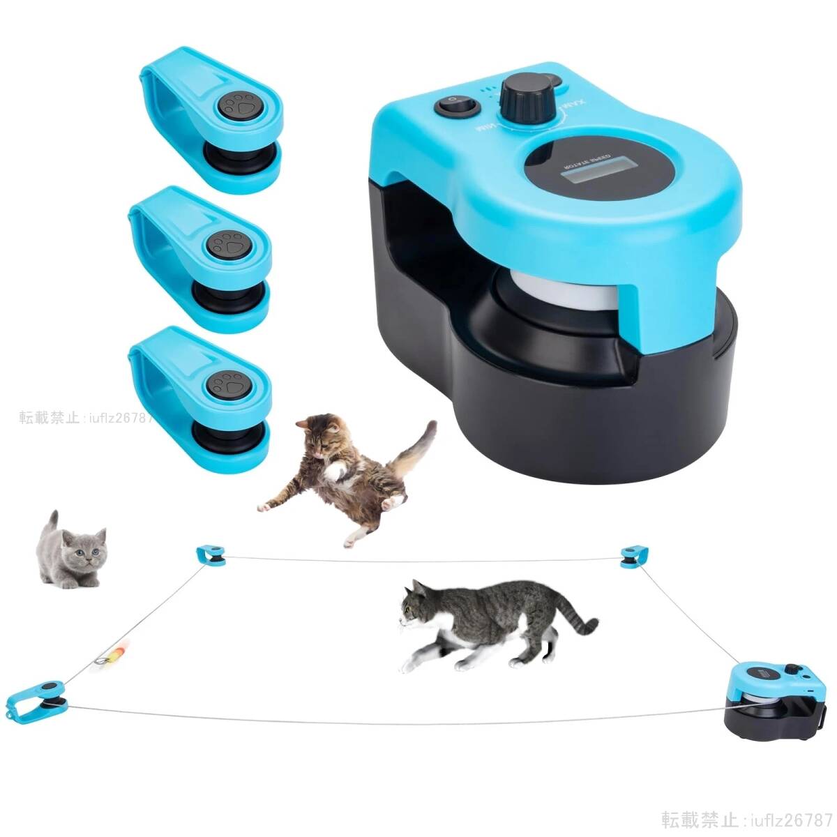 屋内猫用 調整可能 速度 トレッドミル インタラクティブ 猫 おもちゃ ホイールエクササイザー シミュレートされた狩猟おもちゃ PET060