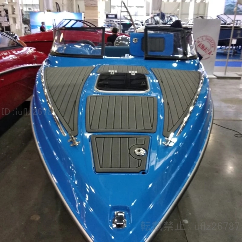 EVAフォームボートデッキシート 滑り止めマット フェイクチーク ヨット マリンフロアパッド 粘着性車両パッド アクセサリー 2400x4 UND039