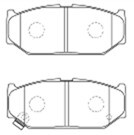 RG レーシングギア パワーディスクブレーキパッド タイプ80R フロント用 スイフトスポーツ ZC31S H17.9～H22.9 M16A_画像2