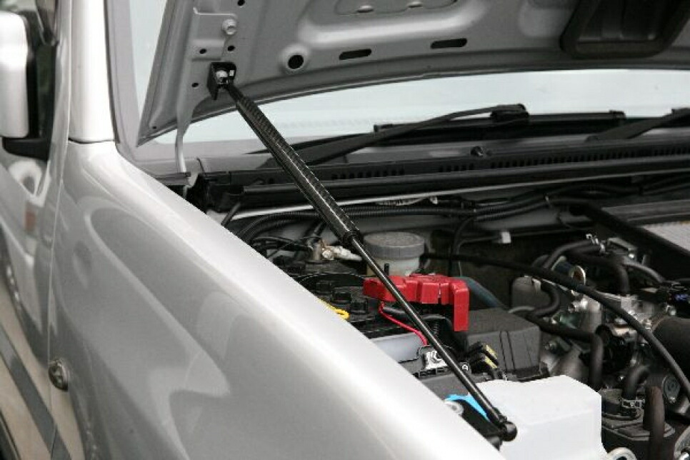 MOTORAGE モトレージ ボンネットダンパー 黒 SUZUKI ジムニー JB23W 8～10型