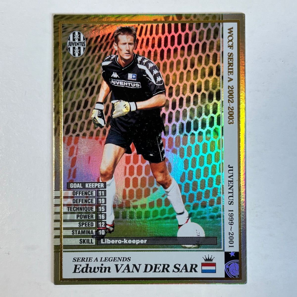 ??WCCF 02-03 LE エドウィン?ファン?デル?サール Van der sar Juventus 2002-2003?四點落札で普通郵便送料無料? 