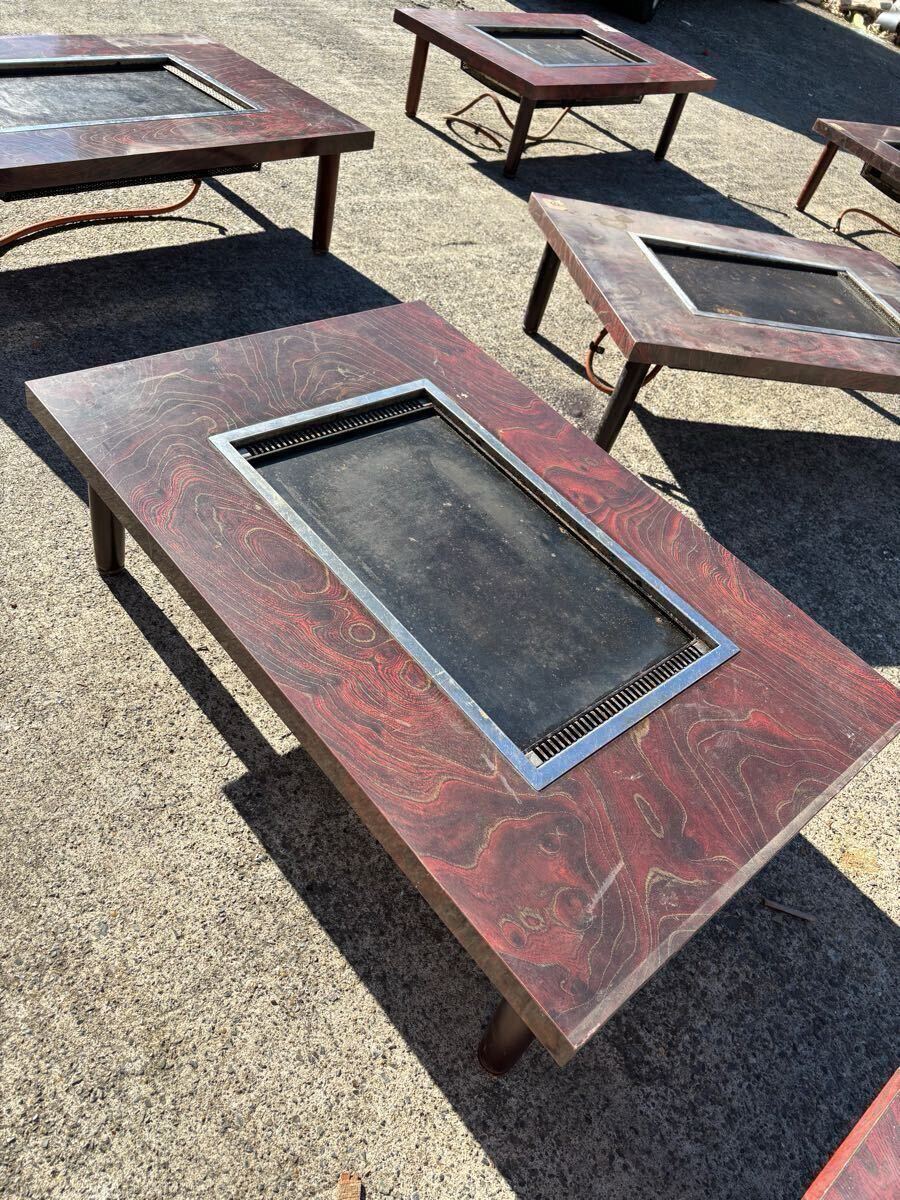 引き取り限定】中古品 もんじゃ焼きテーブル お好み焼きテーブル 引き取り限定】中古品 もんじゃ焼きテーブル お好み焼きテーブル