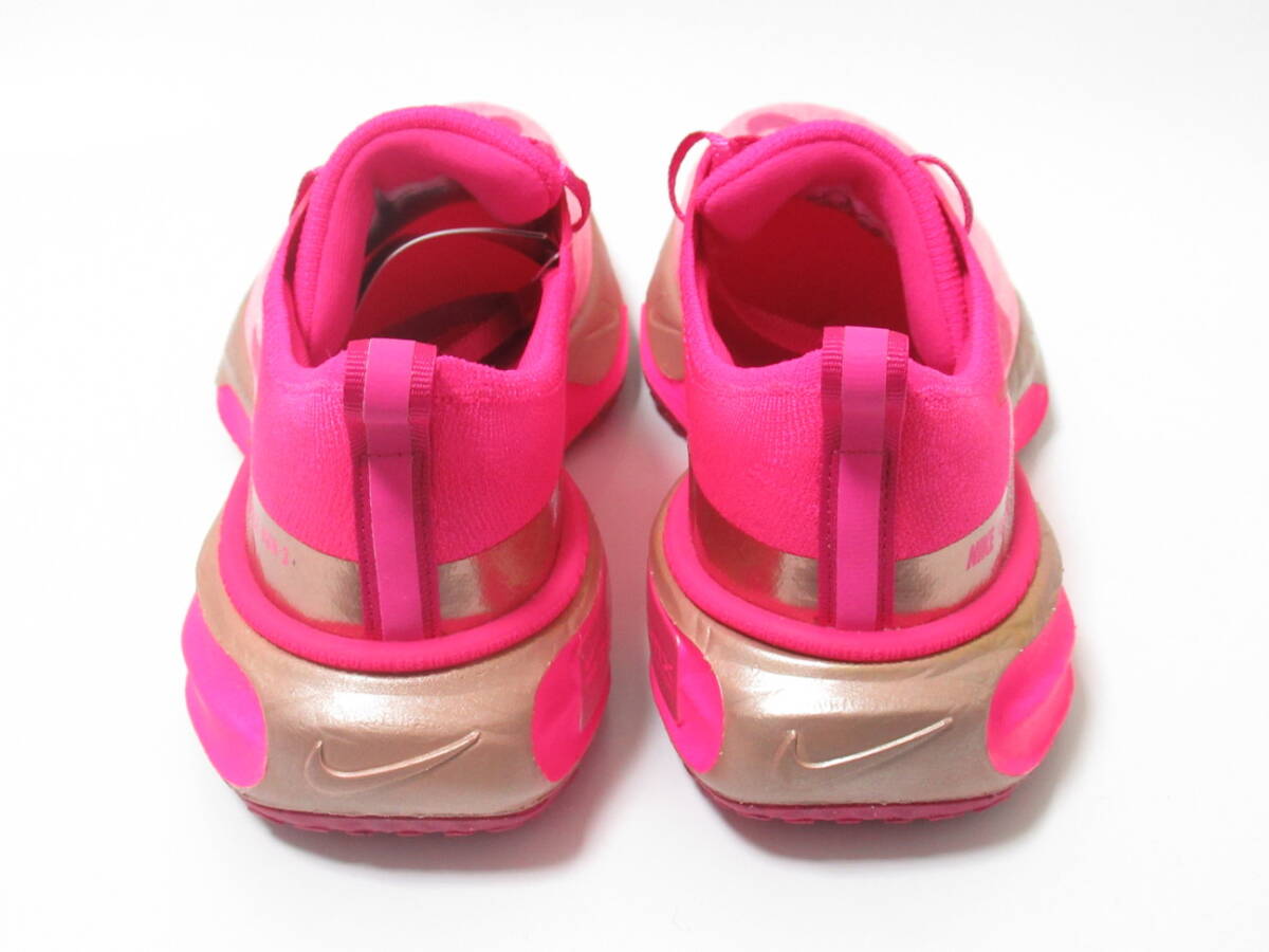 NIKE WMNS ZOOMX INVINCIBLE RUN FK 3 ピンク ゴールド 25cm ナイキ ウィメンズ ズームX インヴィンシブル ラン フライニット DR2660-602_画像3