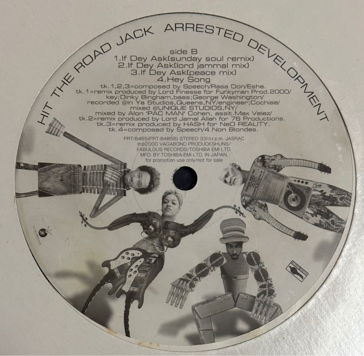 12\' プロモ Arrested Development Hit The Road Jack PRT-8485 Dry & Heavy Lord Finesse
