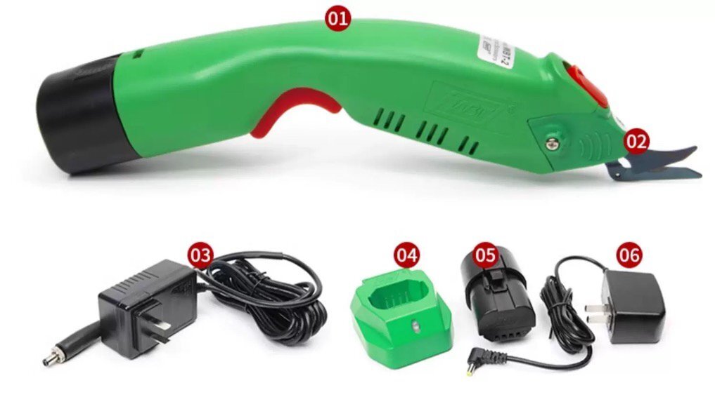 電動(dòng)はさみ裁斷機(jī) 布に割れる 専用 ファブリックステンレス制 産業(yè)用ポータブル バッテリー