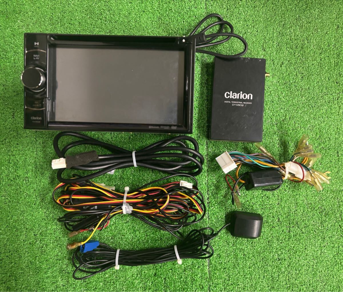 clarion クラリオン NX502 ナビ メモリー CD DVD Bluetooth USB 地デジ DTX502 中古 通電確認済