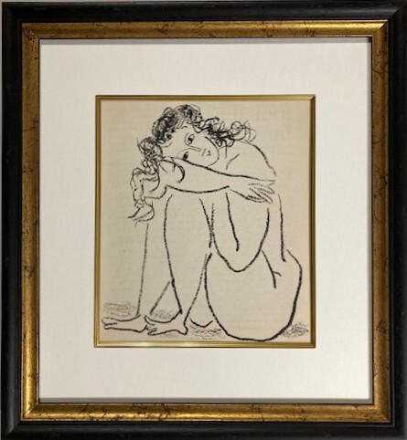 ≪　　アンドレ 　マルシャン 　　≫　　オリジナルリトグラフ　　PIERRE A FEU-VIII　　1945年 　ANDRE MARCHAND