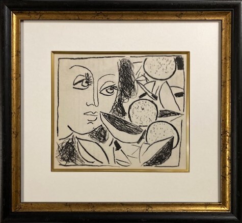 ≪　　アンドレ 　マルシャン 　　≫　　オリジナルリトグラフ　　PIERRE A FEU-IV　　1945年 　ANDRE MARCHAND