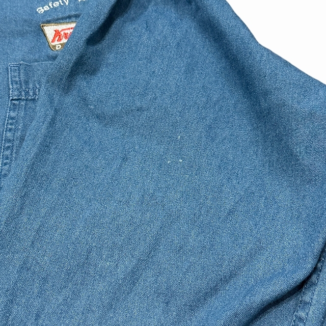 US古着 デニムシャツ BD長袖シャツ クリスピークリームドーナツ u89① XL相当_画像9