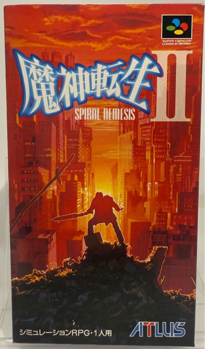 スーパーファミコン　魔神転生2 空箱　外箱　箱のみ