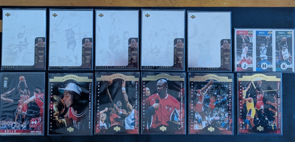 12枚セット】NBA UPPER DECK A CUT ABOVE MICHAEL JORDAN