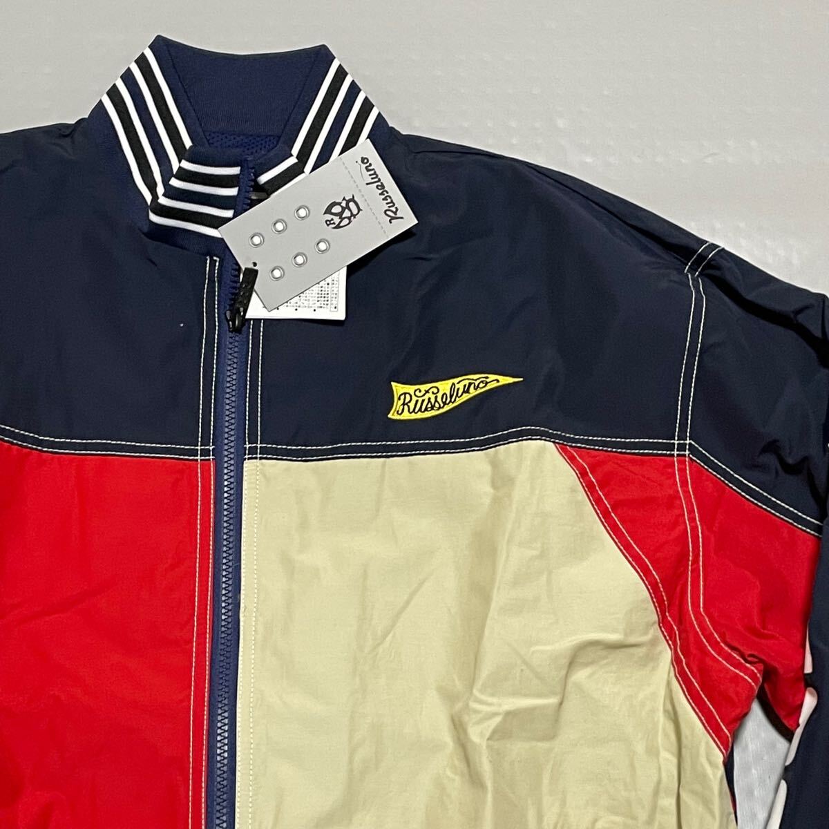 5サイズ Lサイズ相当 ラッセルノ Russeluno Golf PANEL BLOUSON 5サイズ Lサイズ相当 ラッセルノ Russeluno Golf PANEL BLOUSON