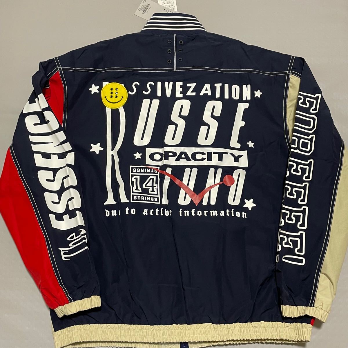 5サイズ Lサイズ相当 ラッセルノ Russeluno Golf PANEL BLOUSON 5サイズ Lサイズ相当 ラッセルノ Russeluno Golf PANEL BLOUSON