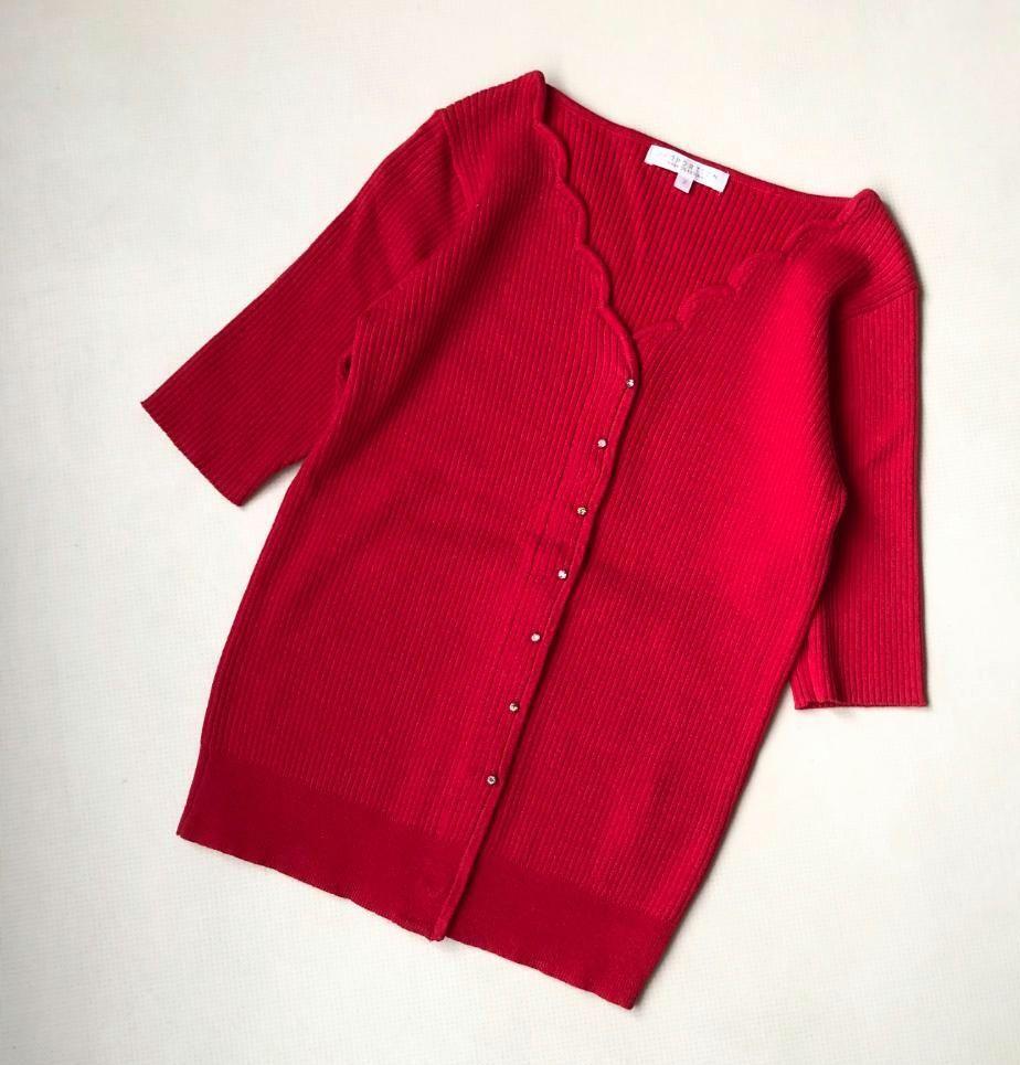 プロポーション ボディドレッシング カーディガン_画像1