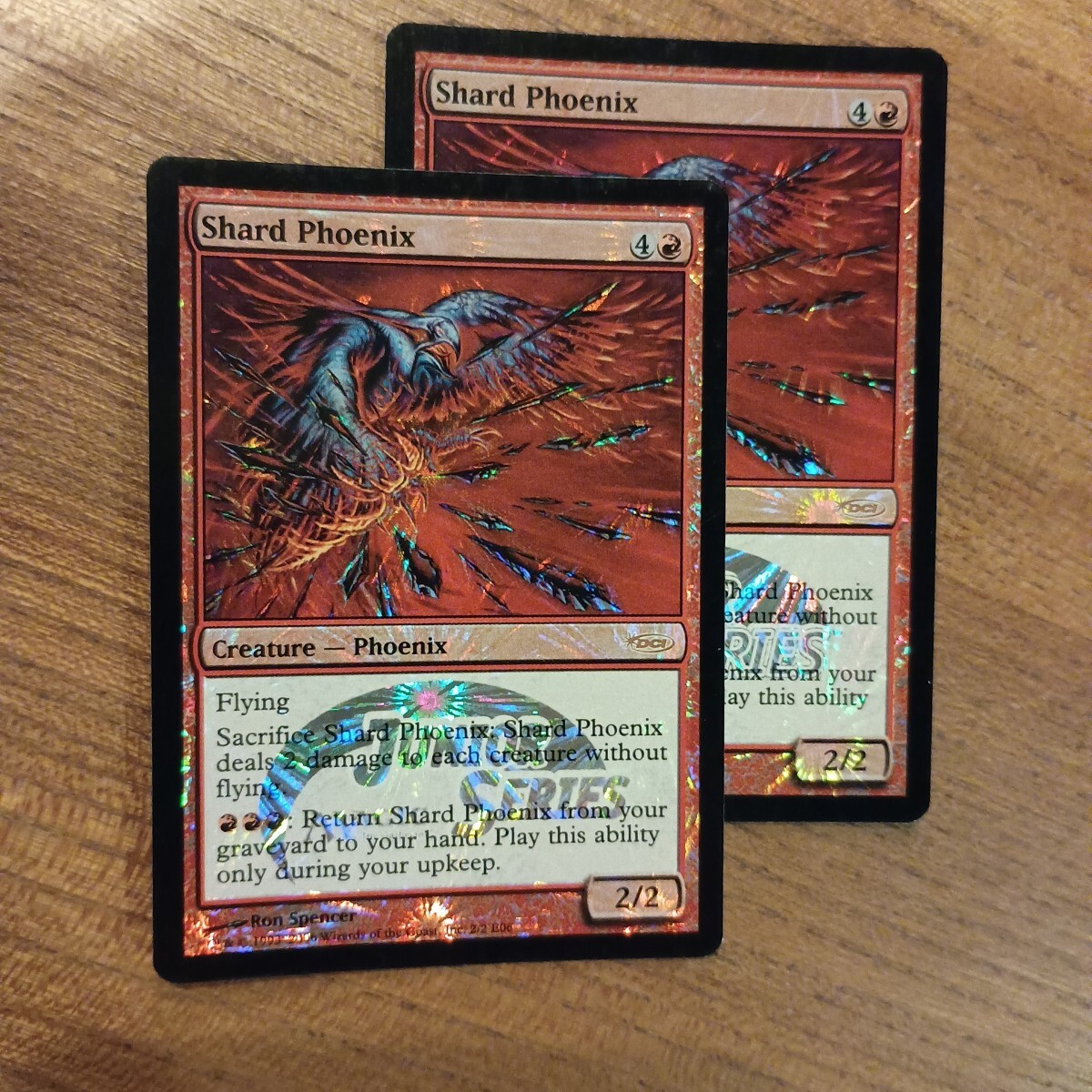 陶片のフェニックス　2枚　foil プロモ