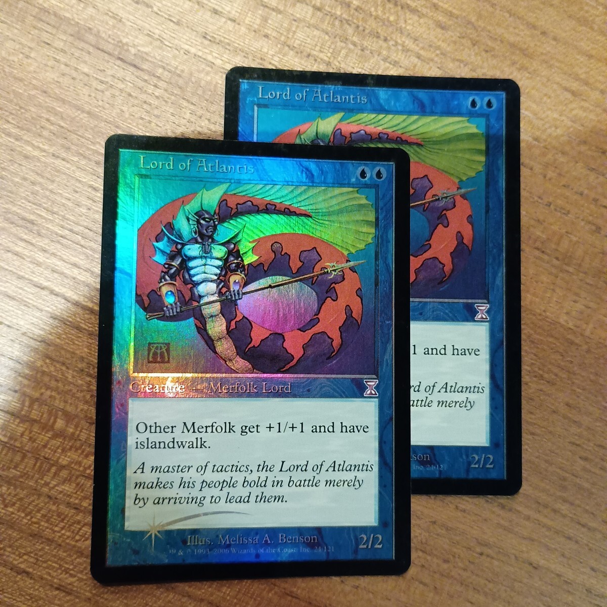 アトランティスの王　2枚　foil 旧枠